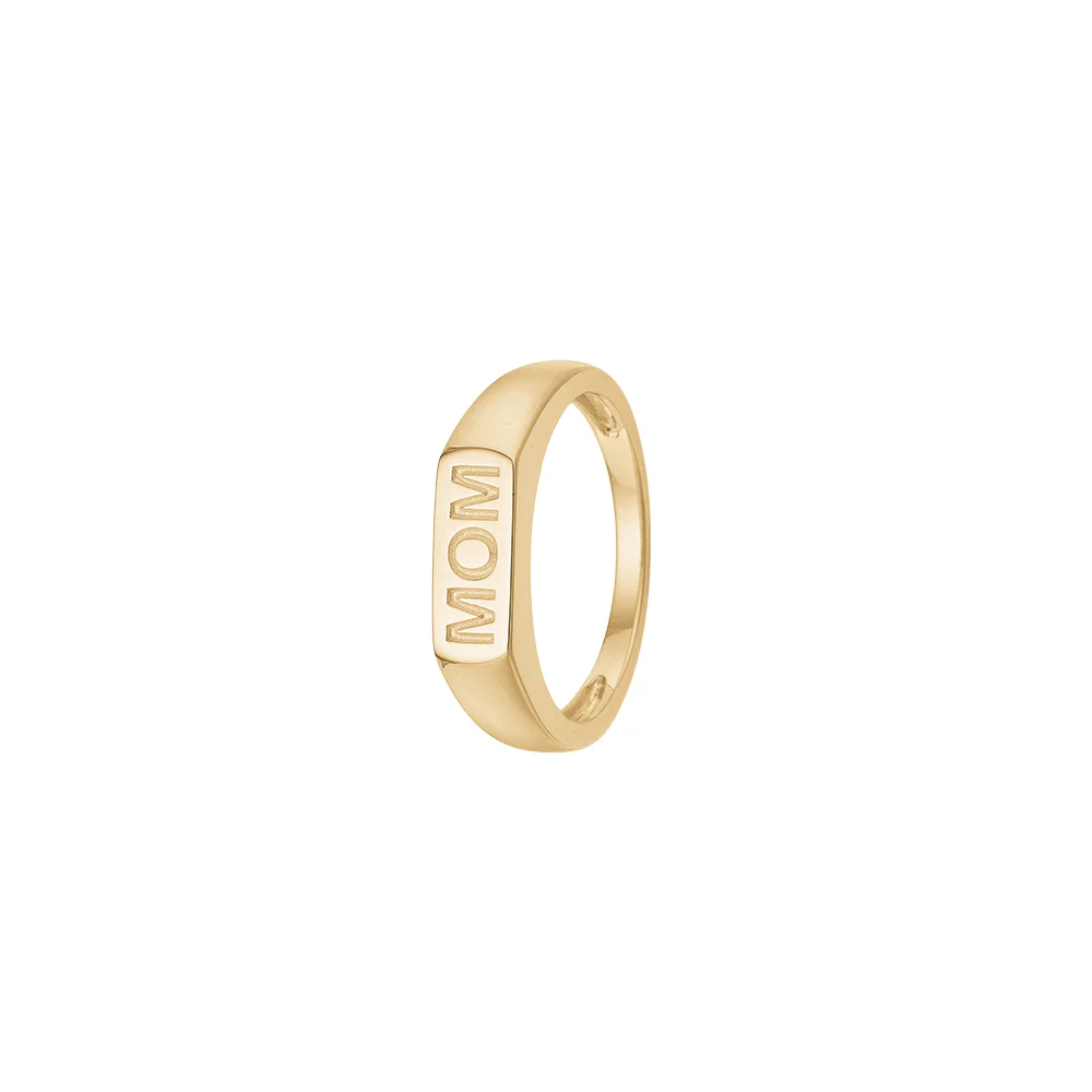 Kranz  Ziegler Forgyldt Sølv Mom Ring