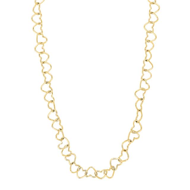 Nordahl Jewellery 18k Forgyldt Sølv Halskæde Loveme52 - 5mm - 50cm