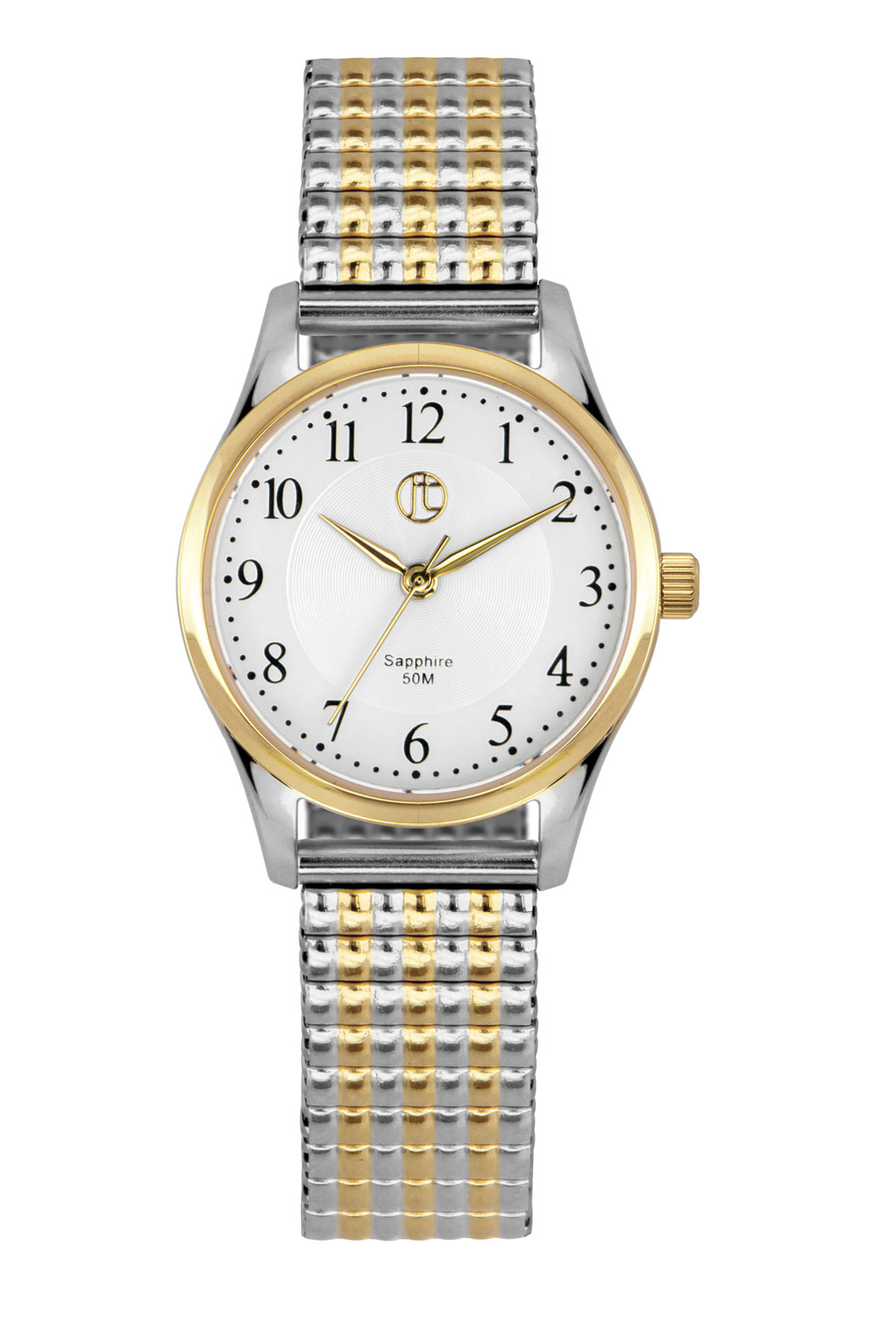 Jeweltime Bicolor Dameur Med Fixo Flex Lænke
