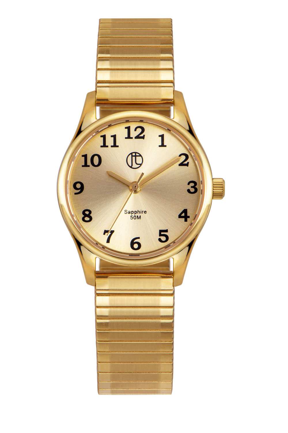 Jeweltime Forgyldt Dameur Med Fixo Flex Lænke