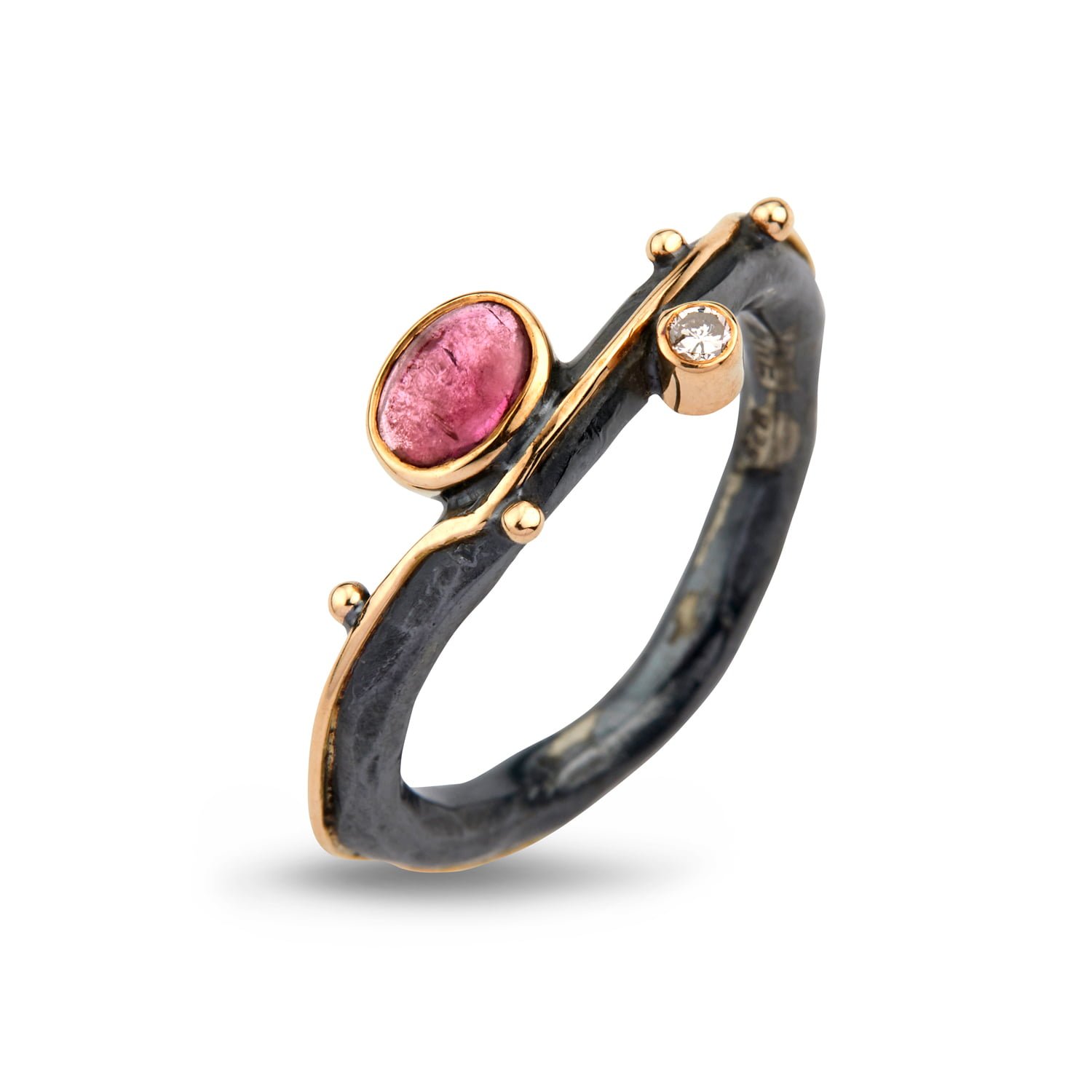 Ring Louise Red Tourmaline - 52