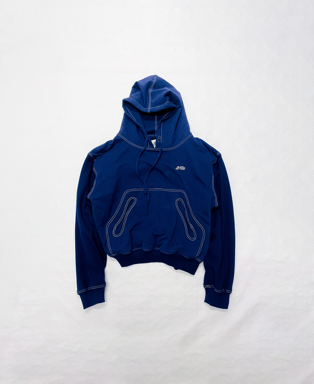Lyto Blue Double Layered Hoodie - Small