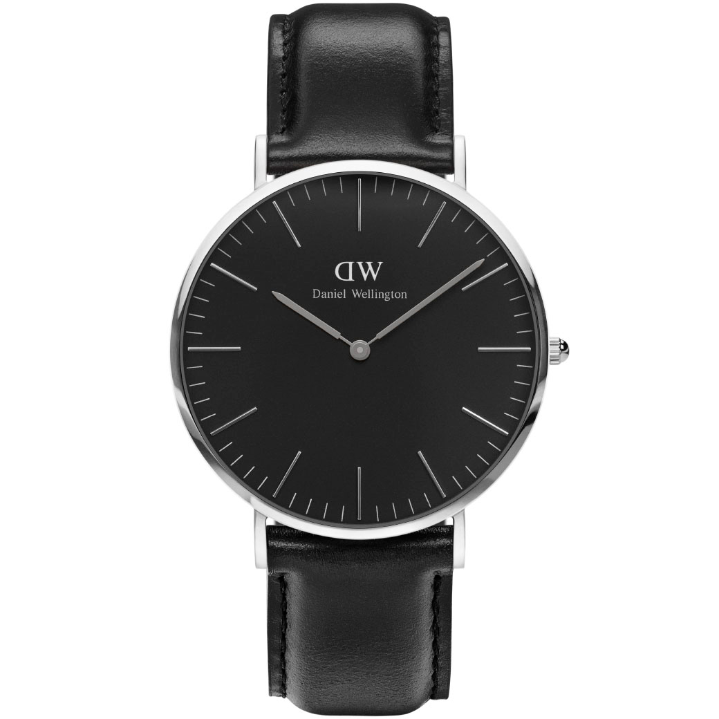 Classic Black Sheffield 40     Til Dame   Herre Fra Daniel Wellington Adw00100133
