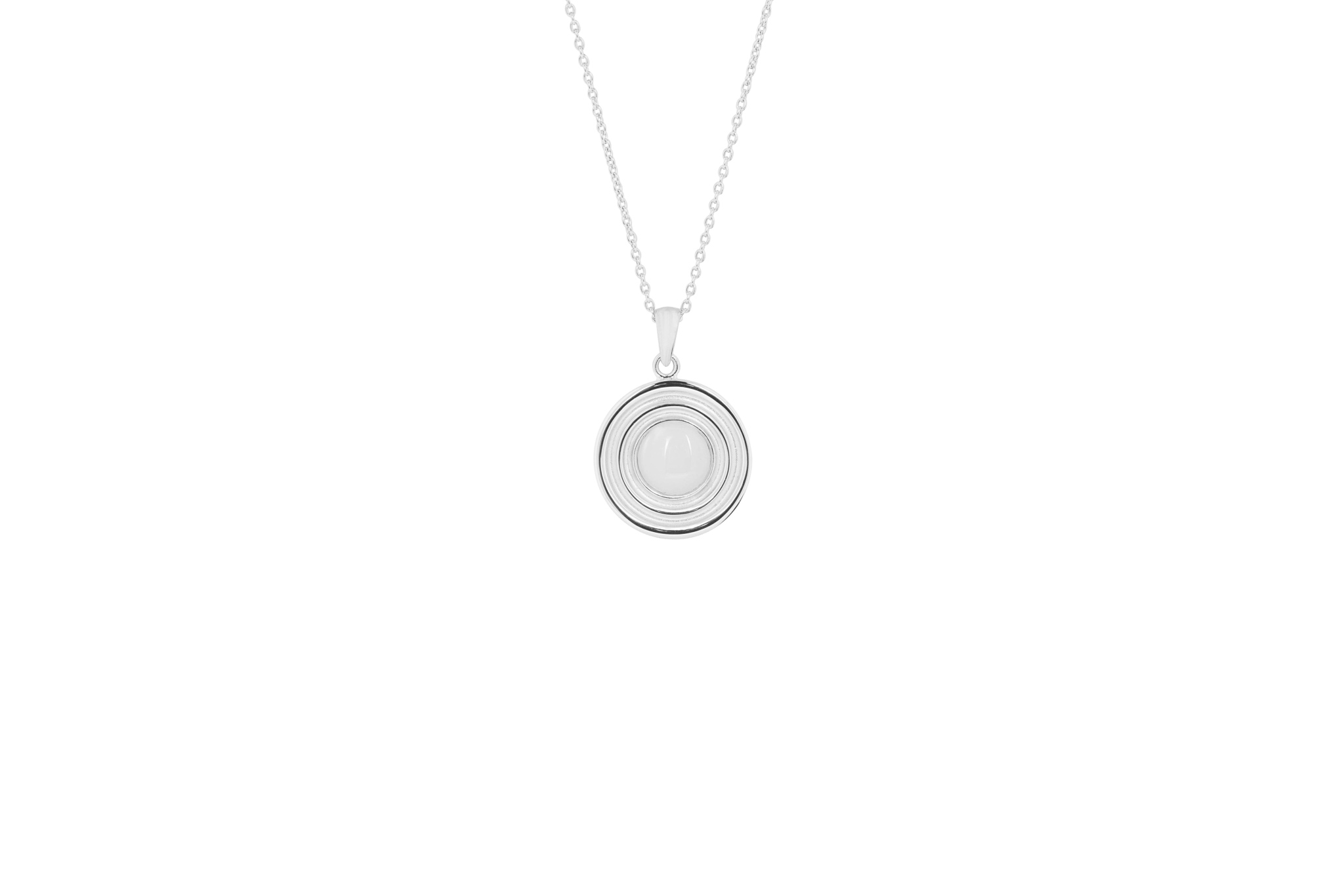 Ix Anker Necklace Moonstone Silver