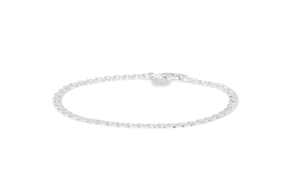 Ix Studios Curb Marina Armbånd - Dmv0338sl Sølv 17cm
