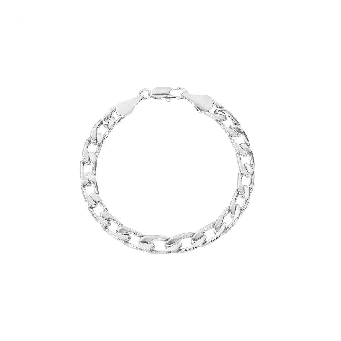 Chunkychainwrist Armbånd 7 Mm - Forsølvet