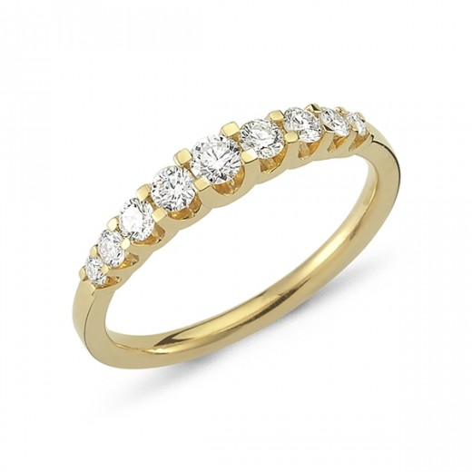 Empire 14 Karat Guld Ring Fra Nuran Med Diamanter   43 Carat