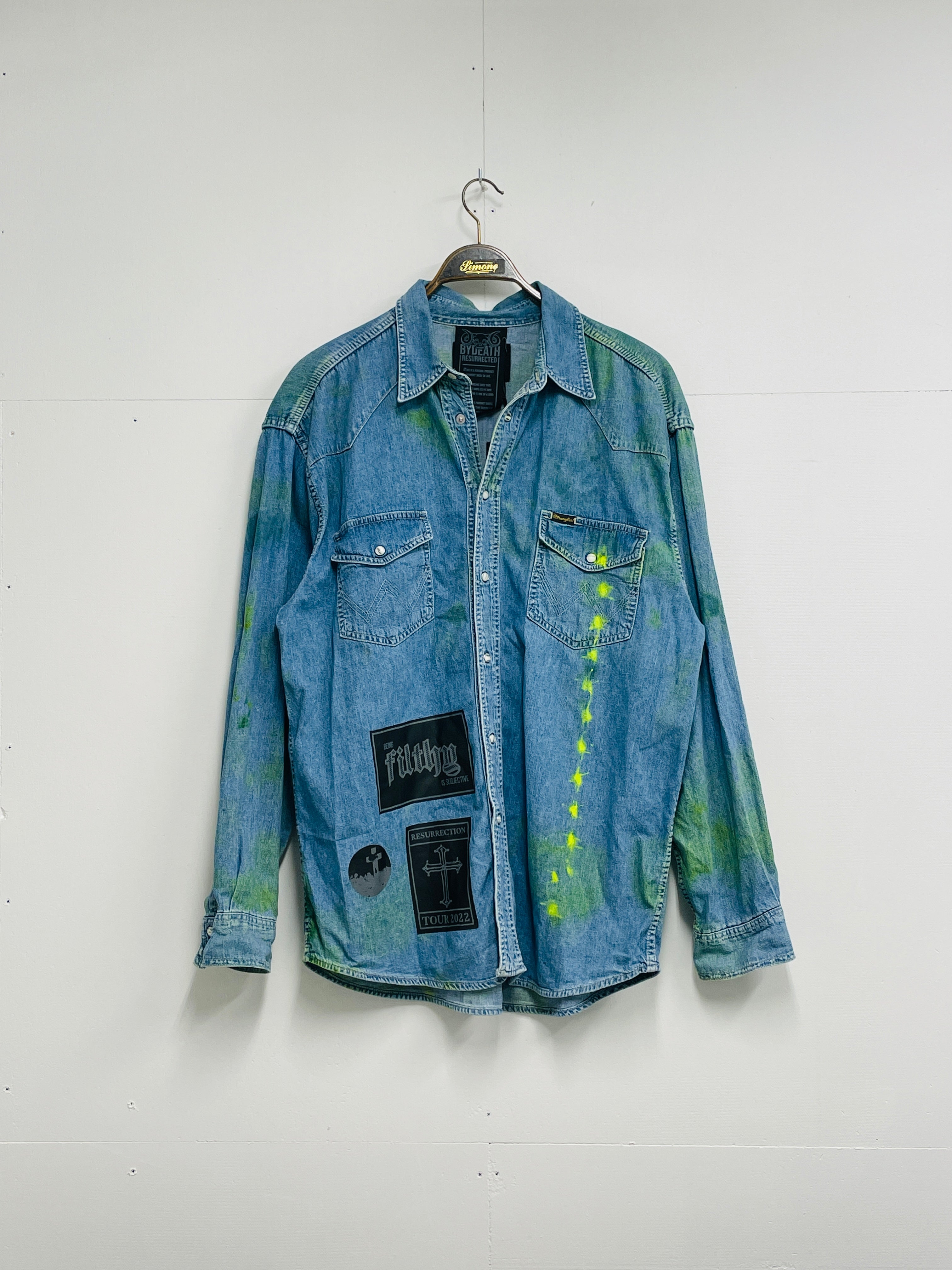 Upcycled Denim Shirt 1