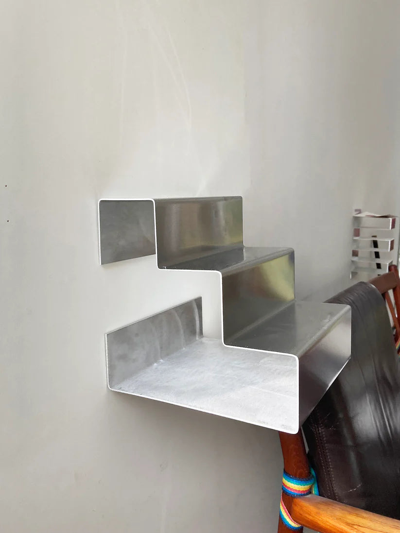 Aluminium Stair Shelf - Hang Up With Double-sided Tape