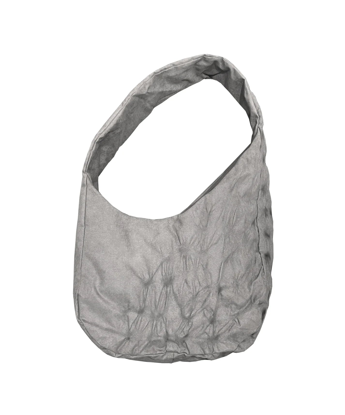 Leaf Vein Bag Suede Grey