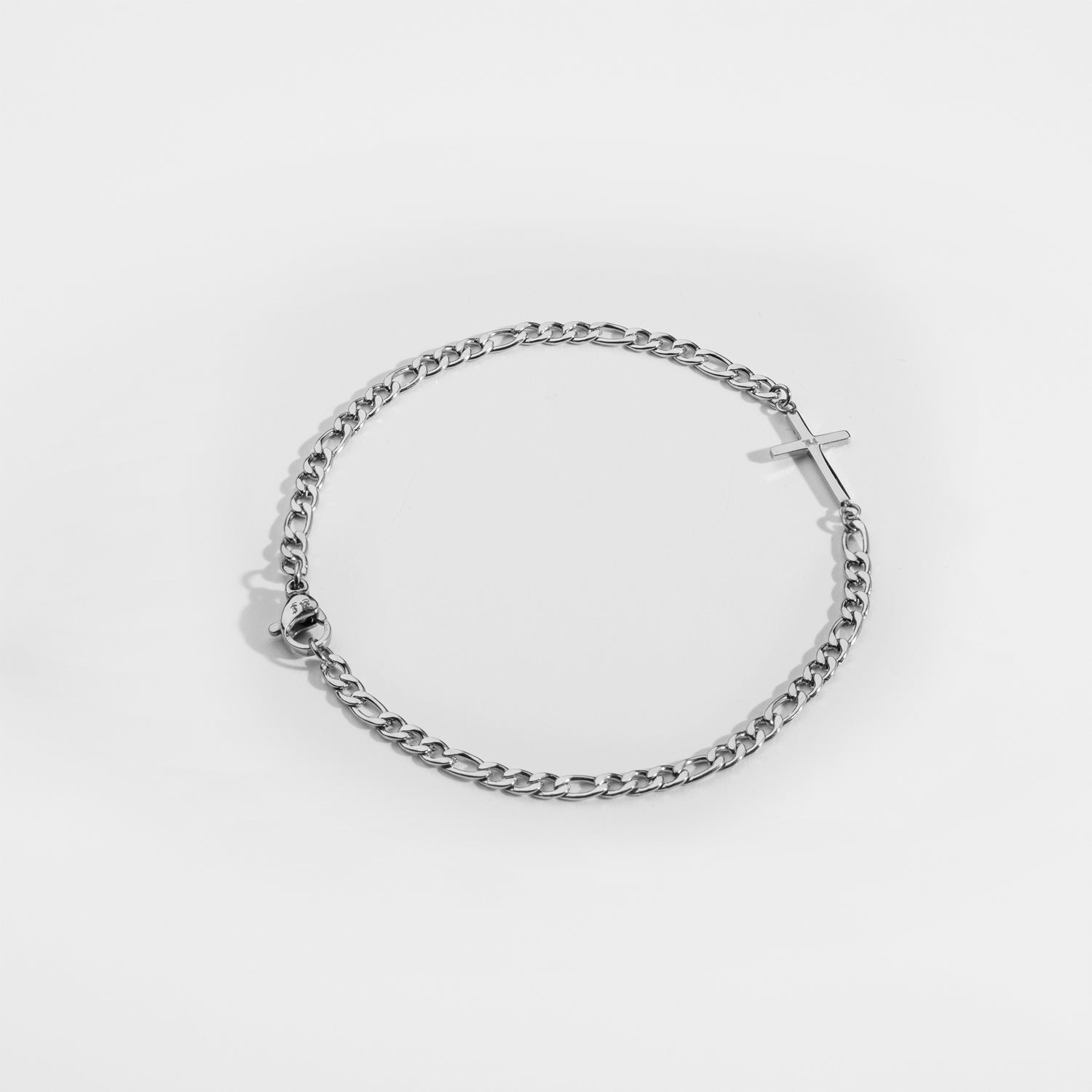 Antique Cross Armbånd - Sølvtonet - S - 1905 Cm - Herre - Northern Legacy
