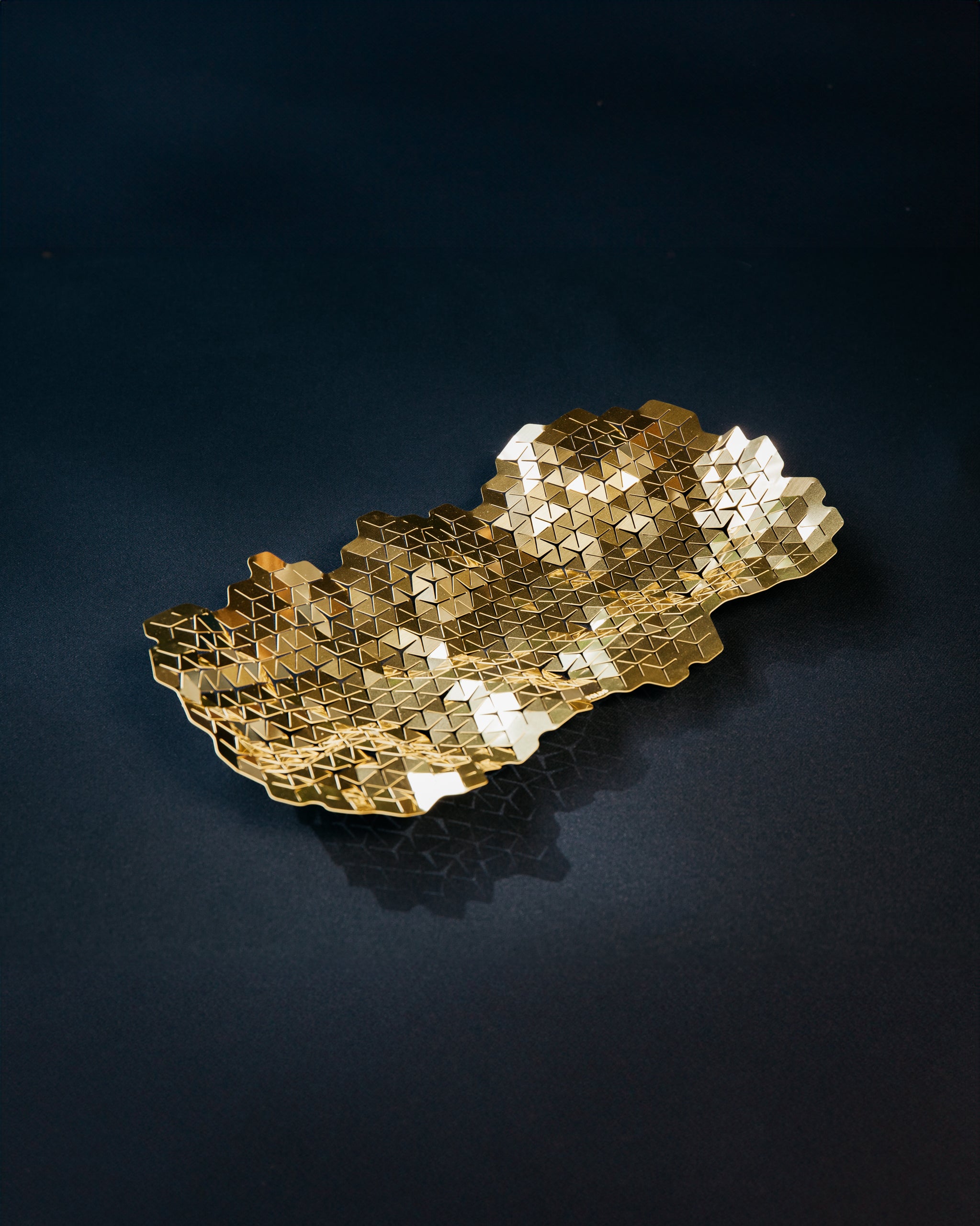Folds Bowl Large - Brass