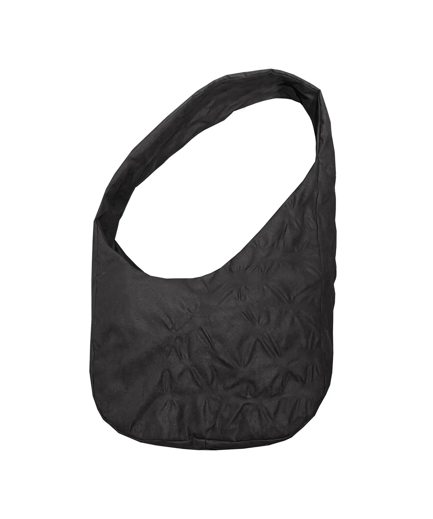 Leaf Vein Bag Suede Black