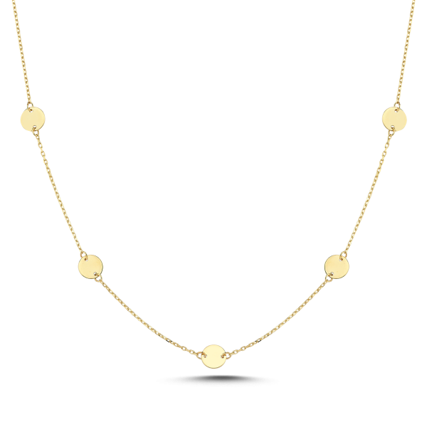 Melfia   Coins 14 Karat Guld Halskæde Fra Nuran 2304111f
