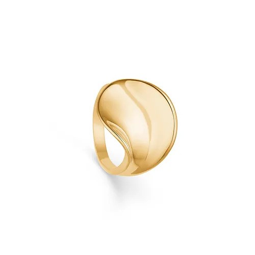 Randers Sølv Ring     Karat Guld 191908o