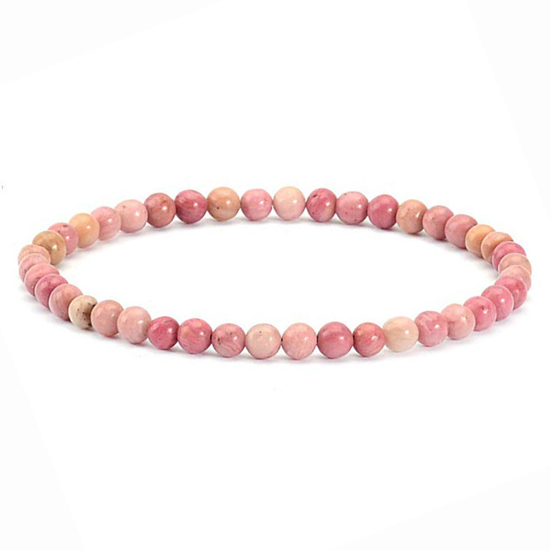 Armbånd Rhodonit - 4mm