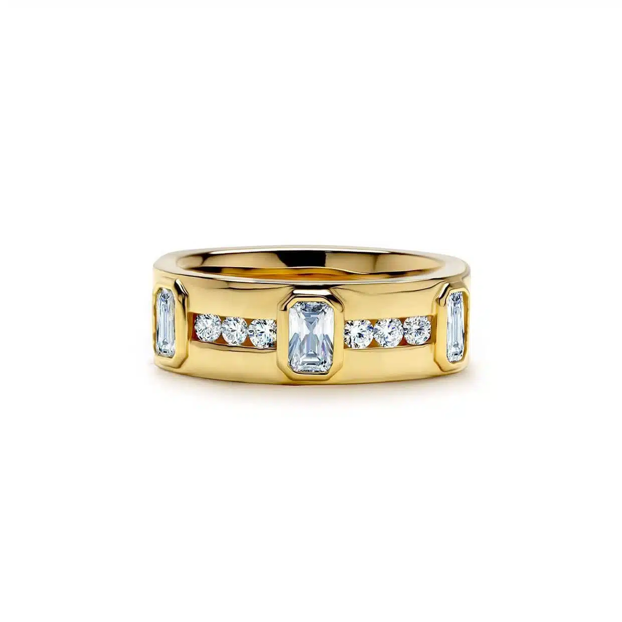 A Ring I Forgyldt Sterlingsølv