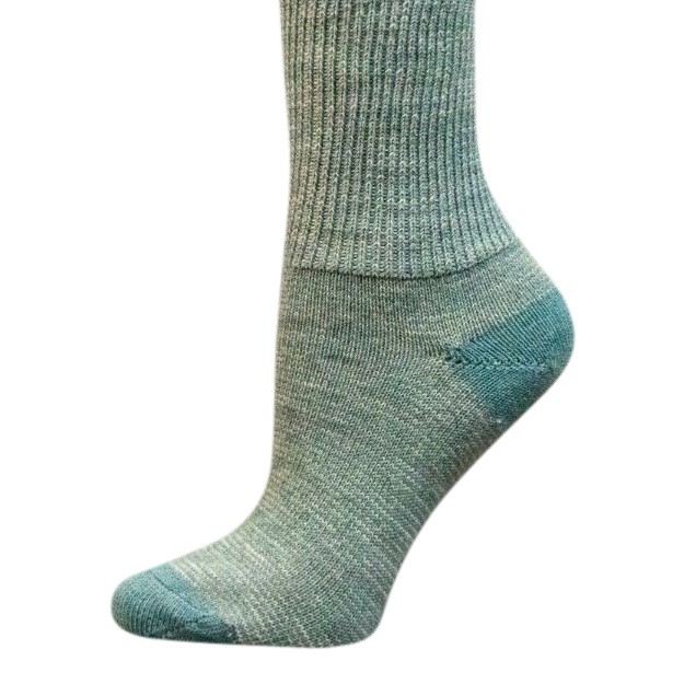Alpaca Strømper Mintgrøn Str 34-48 Bløde Og Lunde Sokker 70 Baby Alpaka 30 Nylon - Størrelse 34-36