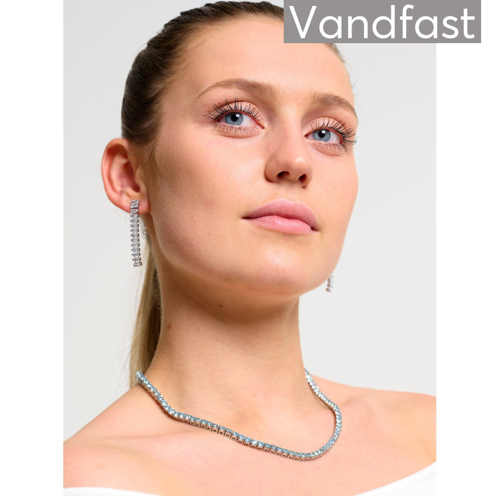 Annebrauner Tennis Necklace Aquamarine