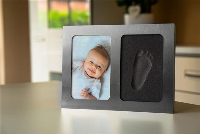 Babyaftryk Deluxe Stål Ramme