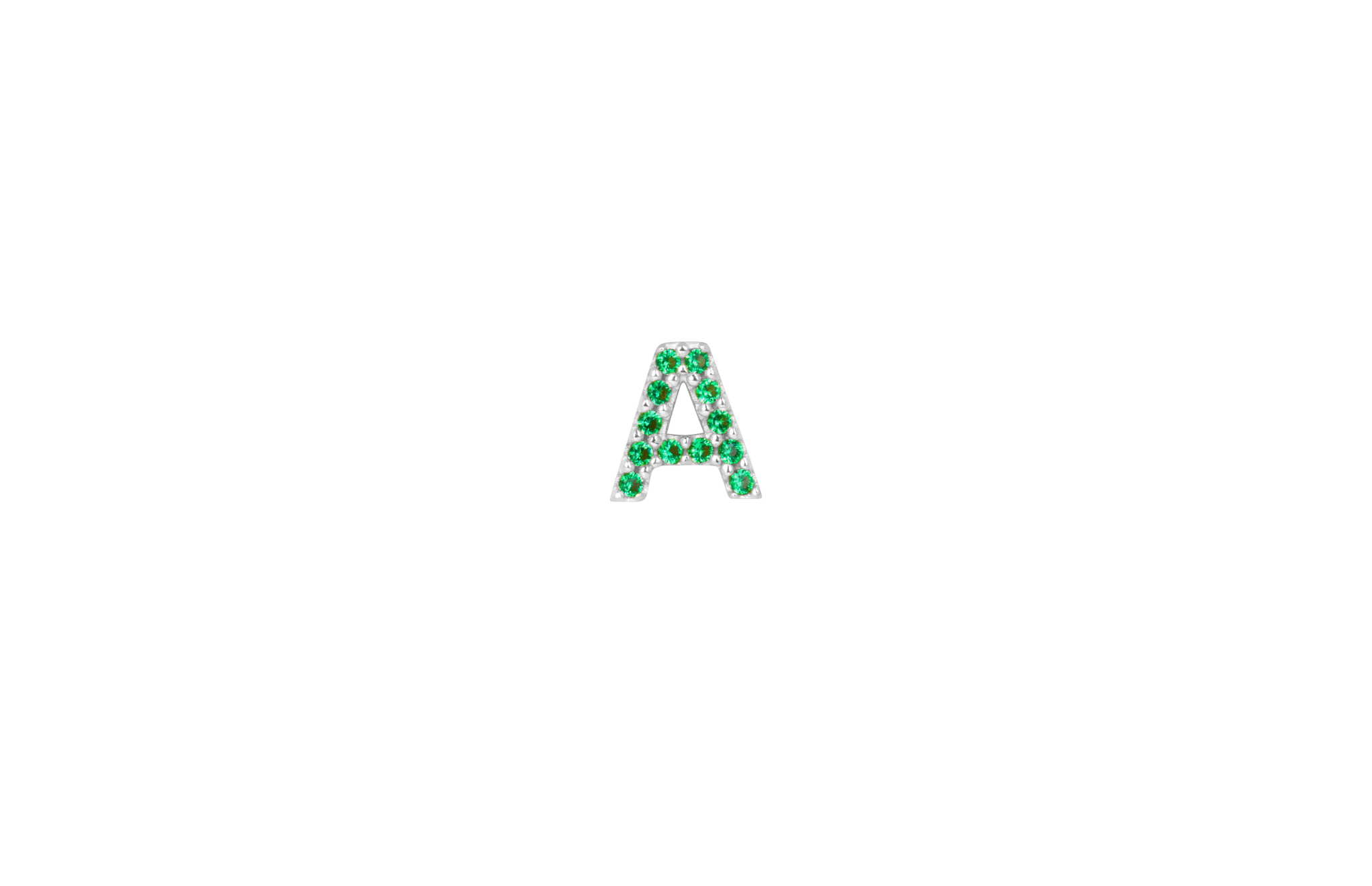 Ix A Green Earring Silver