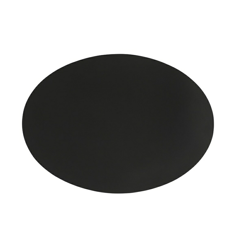 Sej Design Oval Dækkeserviet Rabat Ved Køb Af 4 Og 6 Stk Sorte Gummi Dækkeservietter 47 X 34 Cm - Antal 1 Stk