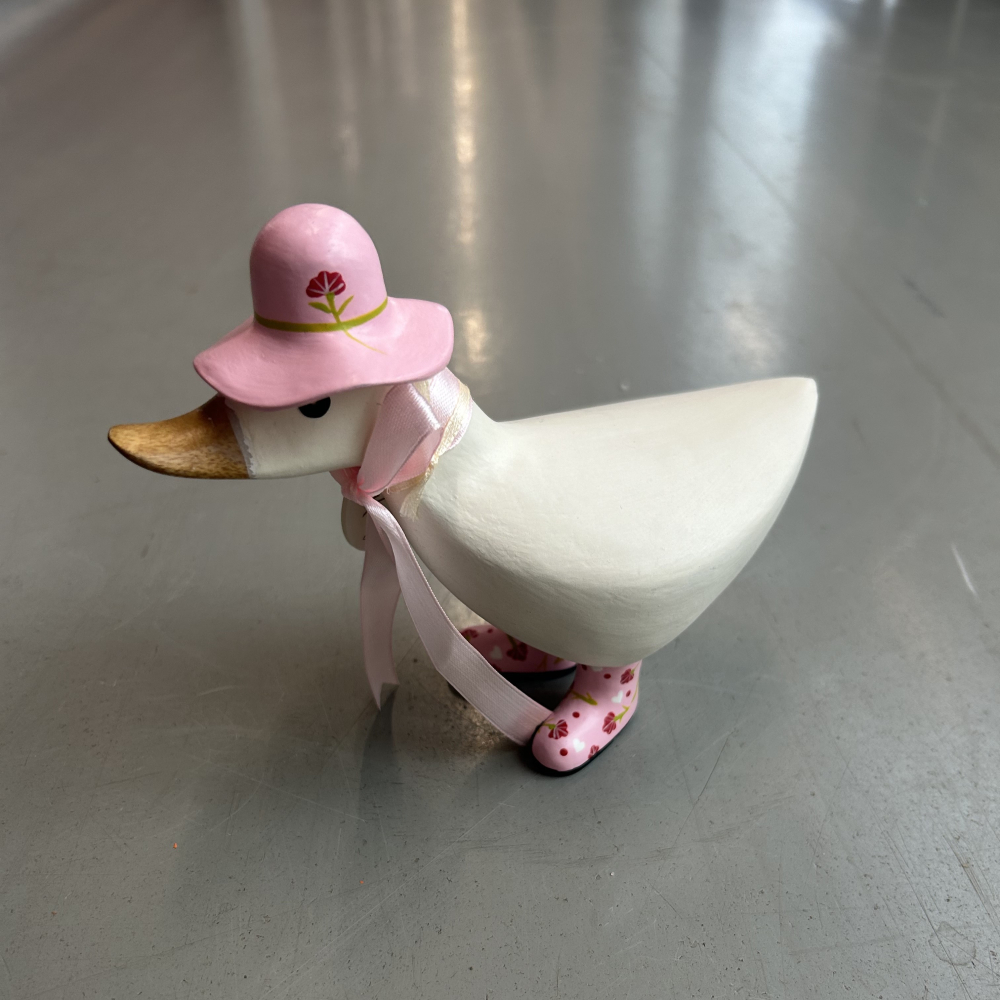 Dcuk And I Natur Eller Hvid Med Lyserød Hat Og Gummistøvler 11 Og 18 Cm 279 Kr Og 299- Kr Hurtig Levering - Farve Og Størrelse Hvid Lille
